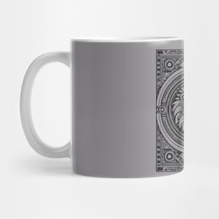 Majestic Zodiac Leo meets the Lion of Judah: A Fusion of Astrology and Reggae Mug